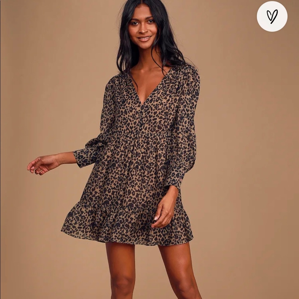 Leopard Print Dress - Brand new!